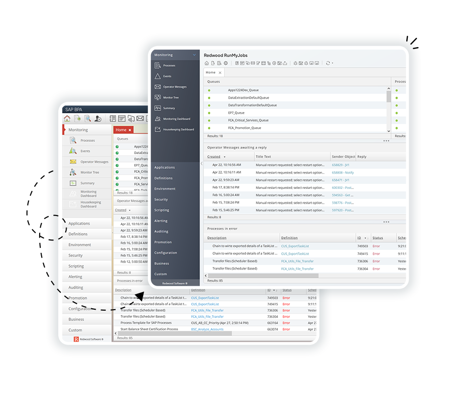 Sap Bpa And Runmyjobs Comparison Screens