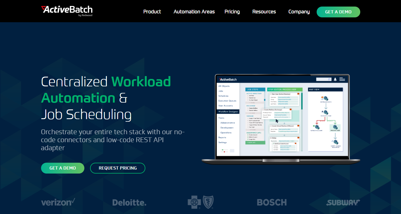 The Top 5 No-Code Workflow Automation Software Examples 5 Activebatch Screen
